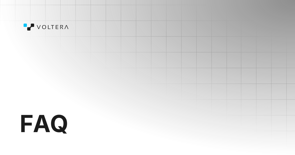 FAQ | NOVA | Voltera Docs